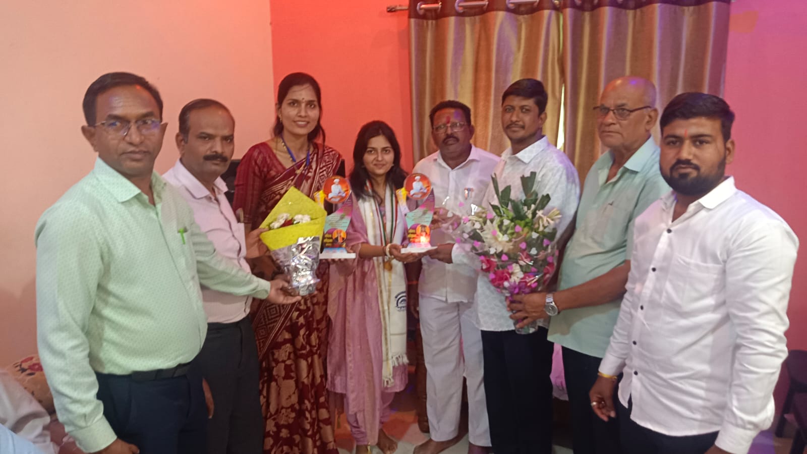 श्री संत संताजी जगनाडे महाराज तेली समाज जनसेवा बहुउद्देशीय संस्थेचा लोहारा येथे गौरव सोहळा