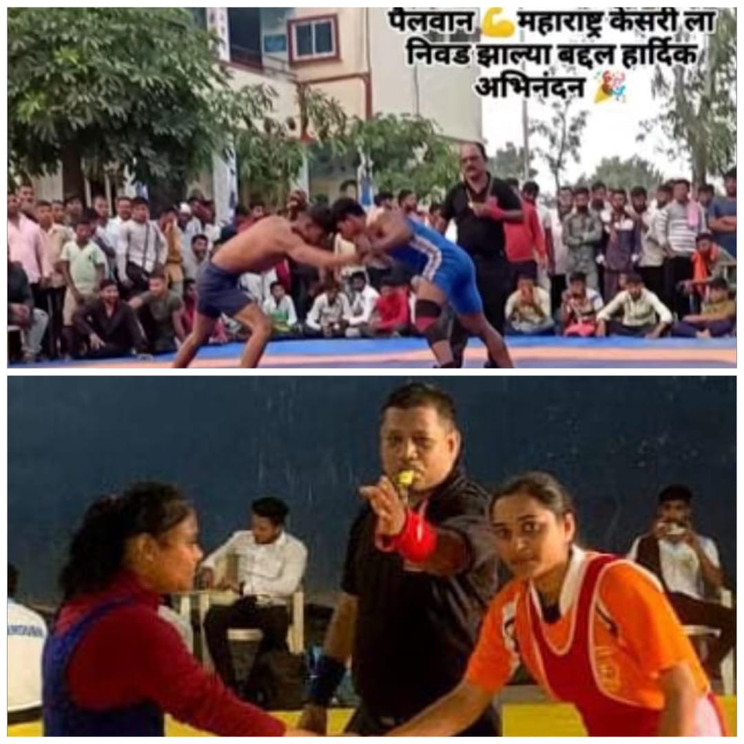 महाराष्ट्र केसरी कुस्ती स्पर्धेसाठी गरुड महाविद्यालयातील खेळाडूंची निवड